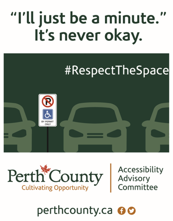 "[Parking in an accessible parking space without a permit] is never ok" Infographic
