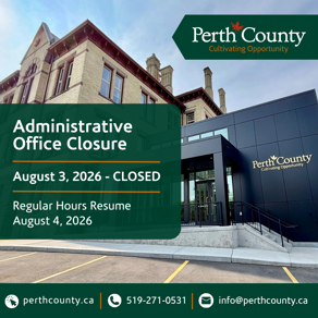 Notice of Office Closure on August 3, 2026