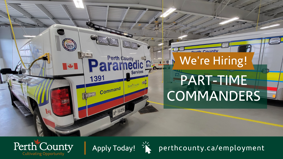 Job Posting for Part Time Commanders