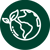 Icon of Globe with a Leaf