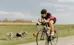 Person riding bike on the road