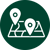 Icon of Map with pins